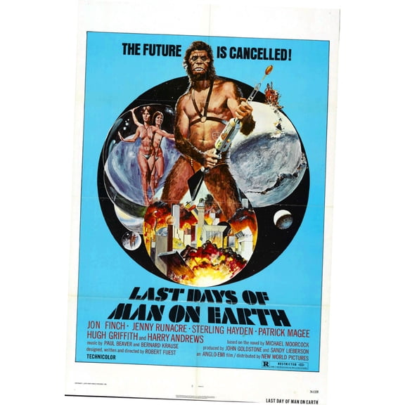 Last Days Of Man On Earth Movie Poster 11inx17in Mini Poster in Mail/storage/gift tube 11x17 poster