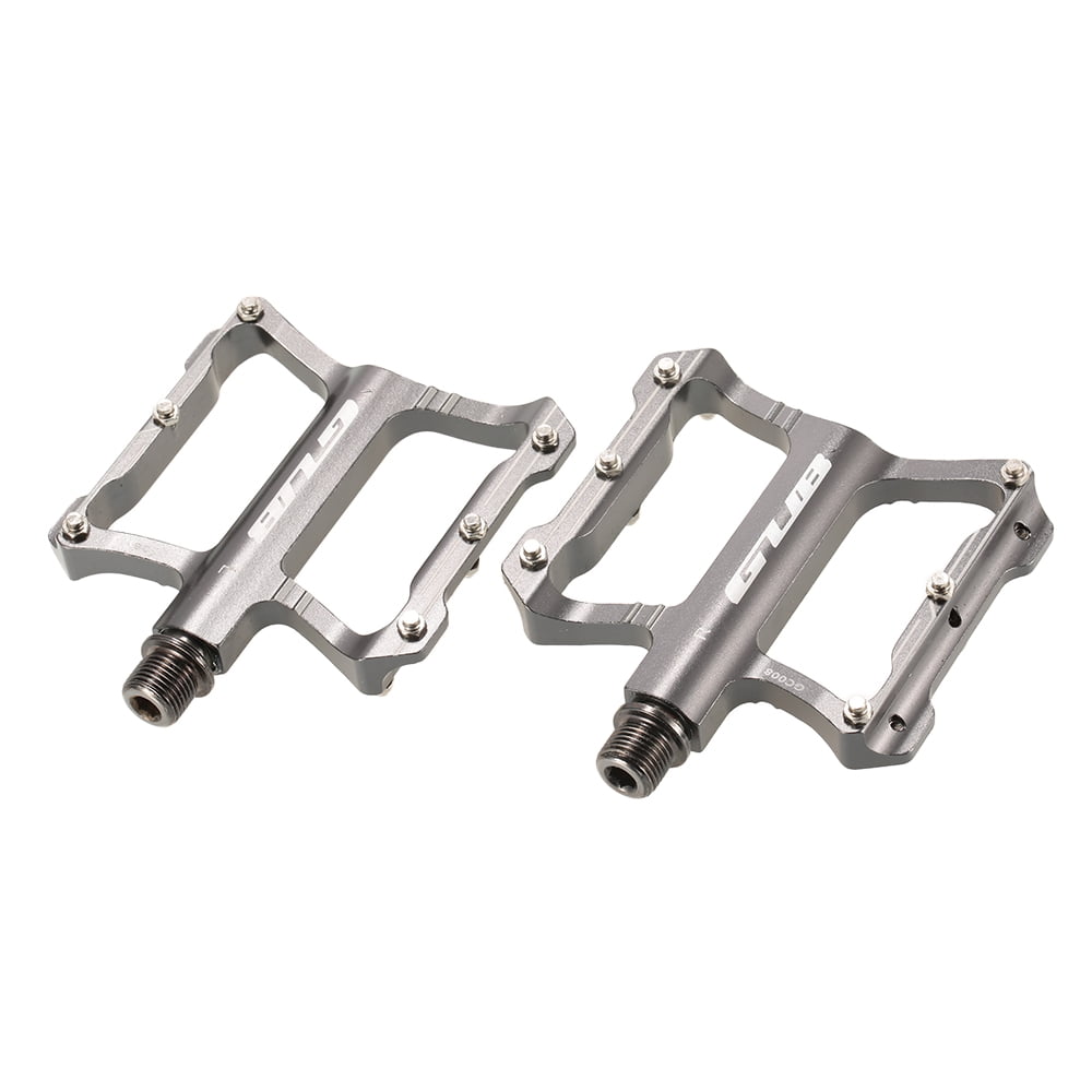 Aluminum Bicycle Pedals for MTB /& Roadbike Alloy Flat Pedal Plantform Stamp