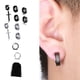 thumbnail image 1 of Pendientes de aro con clip de peso ligero para uso diario, 1 of 8
