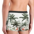 thumbnail image 5 of Kll Flamingo Palm Trees Men'S Cotton Boxer Briefs Underwear-Small, 5 of 9