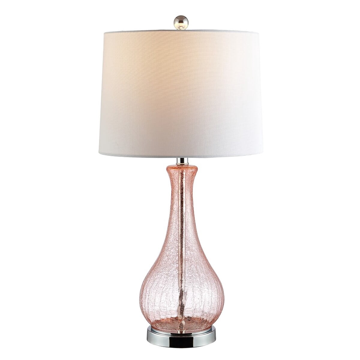 SAFAVIEH Finnley Contemporary Chic with USB Port Table Lamp, Blush
