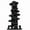 Black, variant on LHBCraft 88.6" Tall Cat Tree for Indoor Cats, Large Cat Tower with Luxury Cat Condo, Cat Tree Tower with Soft Cushion, Scratching Board, Plush Platform and Top Perch