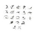 thumbnail image 2 of Plantillas de caras de carnaval Yuyangstore pintura FACIAL 20 piezas media cara, 2 of 8
