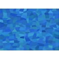 thumbnail image 1 of Ahgly Company Indoor Rectangle Patterned Blue Dress Blue Area Rugs, 6' x 9', 1 of 6