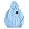 thumbnail image 6 of XIAONU Tokyo Graphic Hoodie For Women Oversized Cherry Blossom Print Pullover Top Soft Casual Travel Hoodies, 6 of 6