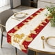 thumbnail image 5 of Camino de mesa de lino Camino de mesa del Año de los Caballos Exquisita decoración festiva para mesa de fiesta con estampado de caballos al galope Adecuado para decoraciones del Año de los Caballos De, 5 of 6