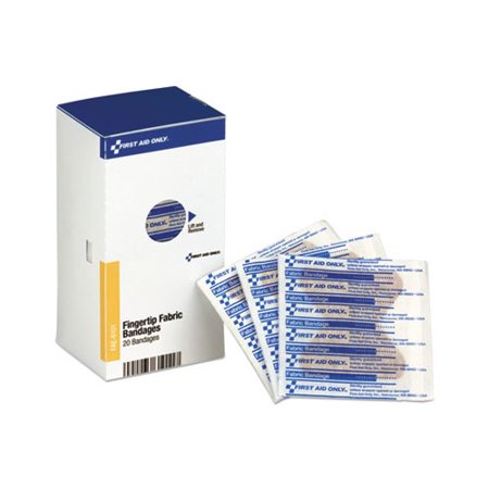 Refill f/SmartCompliance Gen Business Cabinet Fingertip Fabric Bandages  20/Bx