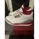 thumbnail image 3 of Ni - ke Ni - ke Air Jordan 3 Retro Sneaker Cardinal Red White Men's Size 9 CT8532-126, 3 of 5