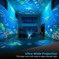 thumbnail image 6 of Dynamic Rotating LED Projector Light, 360° Rotating Ocean Wave Night Projection Night Light, Multi-Angle Projection Base, for Bedroom, Home Theater&nbsp;(Snowflakes), 6 of 9