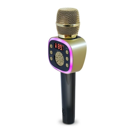 Singing Machine - Carpool Karaoke The Mic 2.0 Karaoke System - Gold