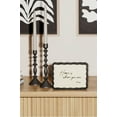 thumbnail image 3 of Beautiful 2 Black Wavey Framed Canvas Typographic Tabletop Decor 2-Side by Drew Barrymore 6" X 8", 3 of 15
