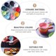 thumbnail image 4 of 5 piezas de plato de cerámica para salsa, tazas pequeñas para salsa, tazón colorido, plato de acompañamiento para ketchup, plato para condimentos, moldes apilables con asa para ketchup, aperitivos y, 4 of 6