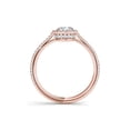 thumbnail image 3 of 1 Carat T.W. Diamond Single Halo 14kt Rose Gold Engagement Ring, 3 of 4