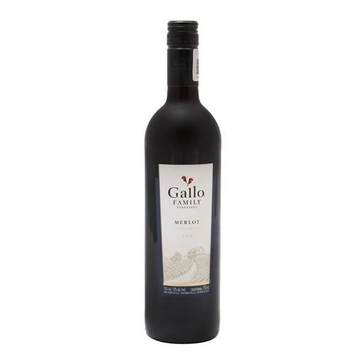Caja de 12 Vino Tinto E&J Gallo Merlot 750 ml