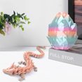 thumbnail image 4 of 3D Dragon Eggs with Dragon Inside, 3D Printed Dragon Egg, 3D Printed Animals, Mystery Dragon Egg, Articulated Crystal Dragon Fidget Toy for Birthday, Valentine'S Day for Him, Boys, Teens, Rainbow, 4 of 7