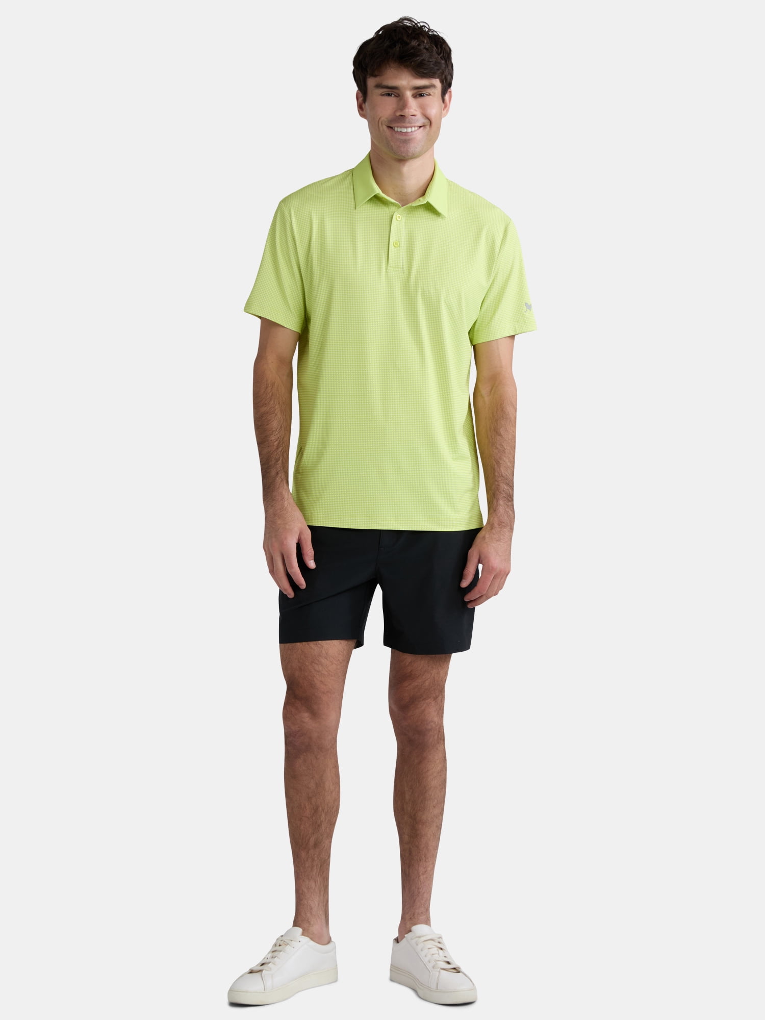Birdie Bound Men's & Big Men's Novelty Print Golf Polo, Sizes S-5XL