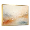 thumbnail image 2 of Designart "Abstract River In Minimal Gold And Beige I" Northern Lights Floater Framed Canvas Prints, 2 of 5