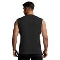 thumbnail image 7 of Aursykel Ribbed Tank for Mens Crewneck Sleeveless Shirts Solid Color Workout Gym Muscle Lightweight Tshirts, 7 of 7