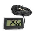 thumbnail image 3 of Cateissary Termómetro digital con sonda Pantalla LCD de 2M -50 °-110 ° Detector de temperatura Incubadora de automóviles Medidor de humedad Electrónica Negro, 3 of 6