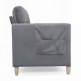 thumbnail image 2 of Modern Solid Wood Three-Seater Sofa 79.5" with Soft Cushions and Durable Construction, 2 of 7
