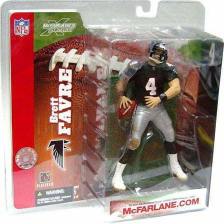 McFarlane NFL Sports Picks Series 6 Brett Favre Action Figure (Retro Jersey No Handwarmers)