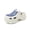 white, variant on Women’s Platform Clog Sandals, Rhinestone Slip-On Garden Shoes, Chunky Casual Slides
