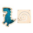 thumbnail image 1 of 2x Tablero de actividades para niños, accesorios de bricolaje portátiles para niños de 2, 3, 4 y 5 años Azul, 1 of 9