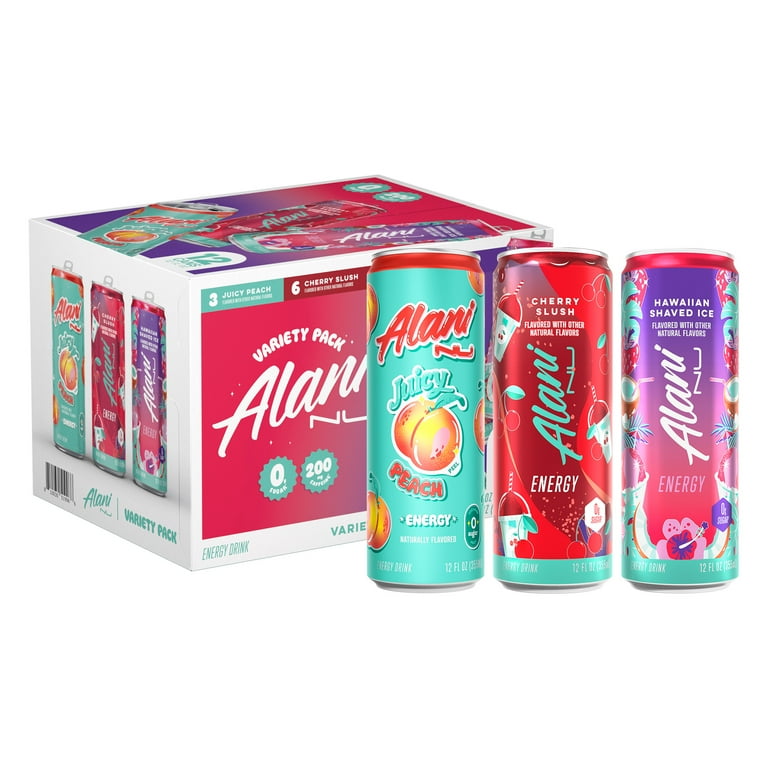 Alani Nu Sugar Free Energy Drink Variety Pack, 12 fl oz, 12 Pack photo 1