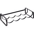 thumbnail image 1 of Table Rack Iron Black 41.5.20.4.9.6cm botellero apilable para una apariencia elegante y moderna en cualquier habitación TUNC Sencillez, 1 of 5