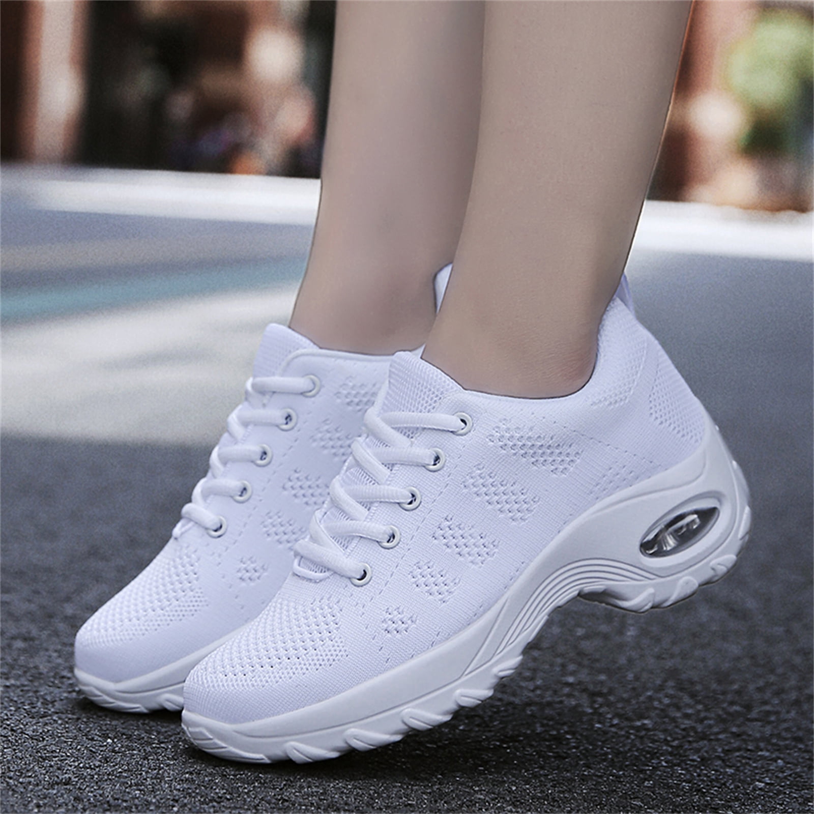 lightweight fashion cushioning walking sneakers