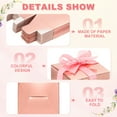 thumbnail image 3 of Uxcell Favor Boxes, Candy Party Butterfly Gift Boxes for Wedding Mother's Day Easter Anniversary Rose Gold, 3 of 6