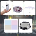 thumbnail image 4 of Unique Bargains Lightweight Mini Compact Windproof Folding Umbrella Light Pink [Flat Handle], 4 of 6