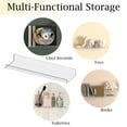 thumbnail image 4 of 5-Pack Clear Acrylic Floating Wall Shelves, 4 of 6