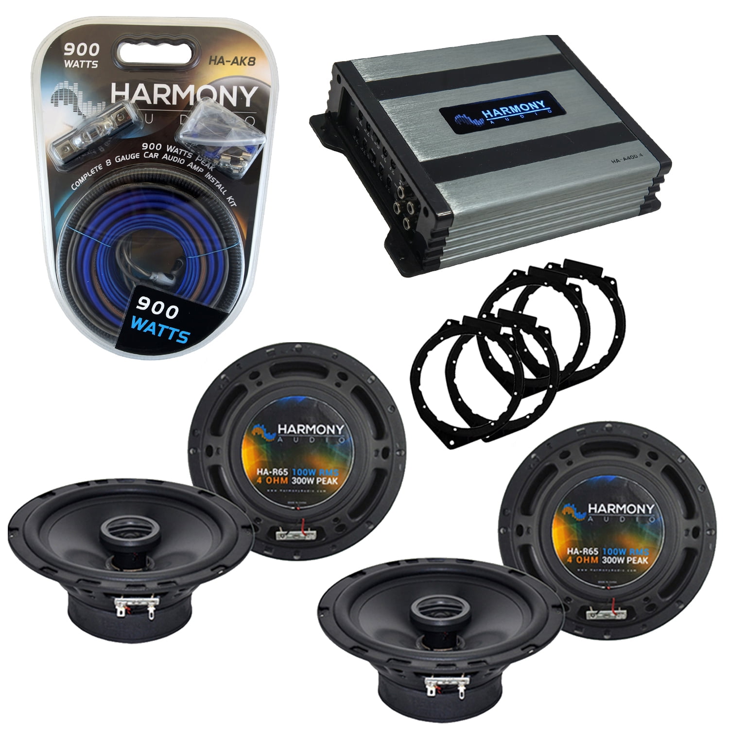 Compatible with Buick Enclave 20082017 Factory Speaker Replacement Harmony Bundle (2) R65 & HA