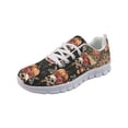 thumbnail image 4 of Chririnla Pumpkin Rose Pattern Breathable Walking Shoe for Men, Lightweight Mesh Running Sneakers for Training Gym, 4 of 11