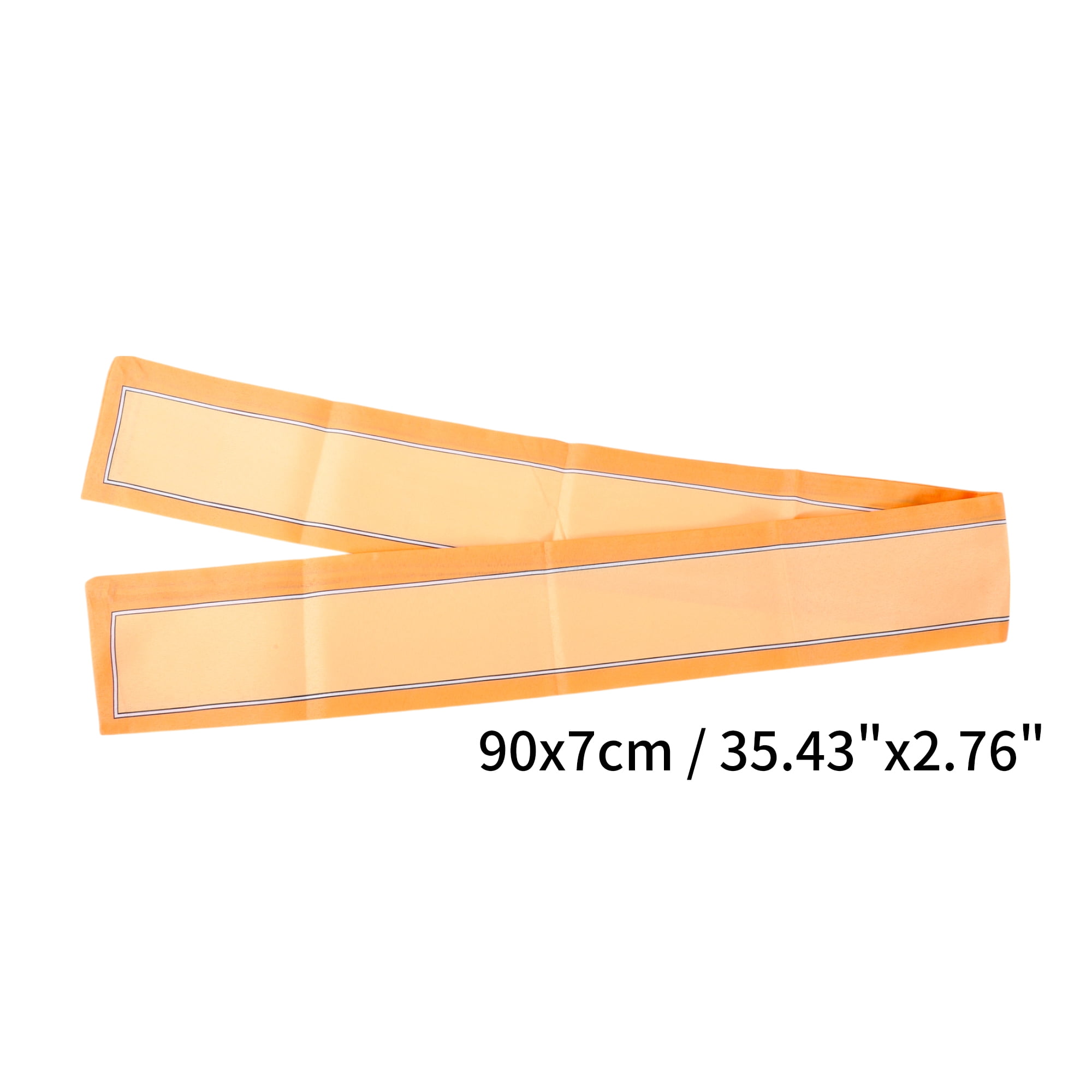 Unique Bargains Borders Pattern Headband 1 Pc Orange