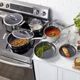 thumbnail image 3 of HENCKELS Paradigm Ceramic 10 Piece Stainless Steel Cookware Set, 3 of 7