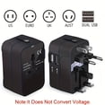 thumbnail image 6 of Universal Travel Adapter Fast Charger, All in One Plug Adapter With 2 USB-C PD20W GaN Worldwide Power Adapter International Wall Charger Foldable Plug Converter Travel Essential for Europe UK US Asia, 6 of 8