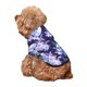 thumbnail image 5 of Fotbe blue starry sky Skull flower Sudadera con Estampado para Perros Pequeños – Suéter con Capucha para Mascotas, Tela Suave de Forro Polar con Bolsillo-Small, 5 of 7