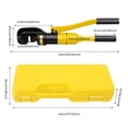 thumbnail image 3 of ChicHomey Manual Hydraulic Rebar Cutter,13Ton/28660 Lbs Cutting Force,4-22mm Rebar Cutter,for Construction/Electricity/Metallurgy, 3 of 9