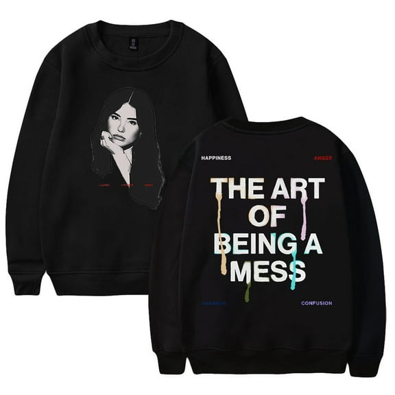 Lauren Spencer Smith The Art Of Being A Mess Photo Sweatshirt Crewneck Men Women Long Sleeve Streetwear