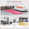 thumbnail image 4 of Soozier 4'x10'x2'' Folding Gymnastics Tumbling Mat, Exercise Mat with Carrying Handles for Yoga, MMA, Martial Arts, Stretching, Core Workouts, Pink, 4 of 9
