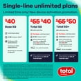 thumbnail image 3 of TOTAL WIRELESS TCL Flip 3, 16GB, CDMA LTE, GRAY - PREPAID FEATURE PHONE [LOCKED TO TOTAL WIRELESS], 3 of 14
