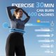 thumbnail image 3 of Weighted Hula Circle with 26 Links (56 Inch) for Adults Weight Loss, Infinity Fitness Hoop Plus Size, for Women Smart Exercise Equipment, 3 of 5