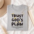 thumbnail image 4 of Jollimate Trust God's Plan Graphic Shirt, Romans 8:28 Christian Tee, Women's Faith Top, 4 of 6