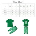 thumbnail image 6 of Baby St Patricks Day Outfit Boy Bodysuit Printed T-Shirt Top Long Pants Children's Wear, 6 of 6