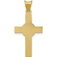 thumbnail image 4 of 14K Yellow & Rhodium With Iona Crucifix Cross Pendant (28 X 14) Made In Mexico k5545, 4 of 5