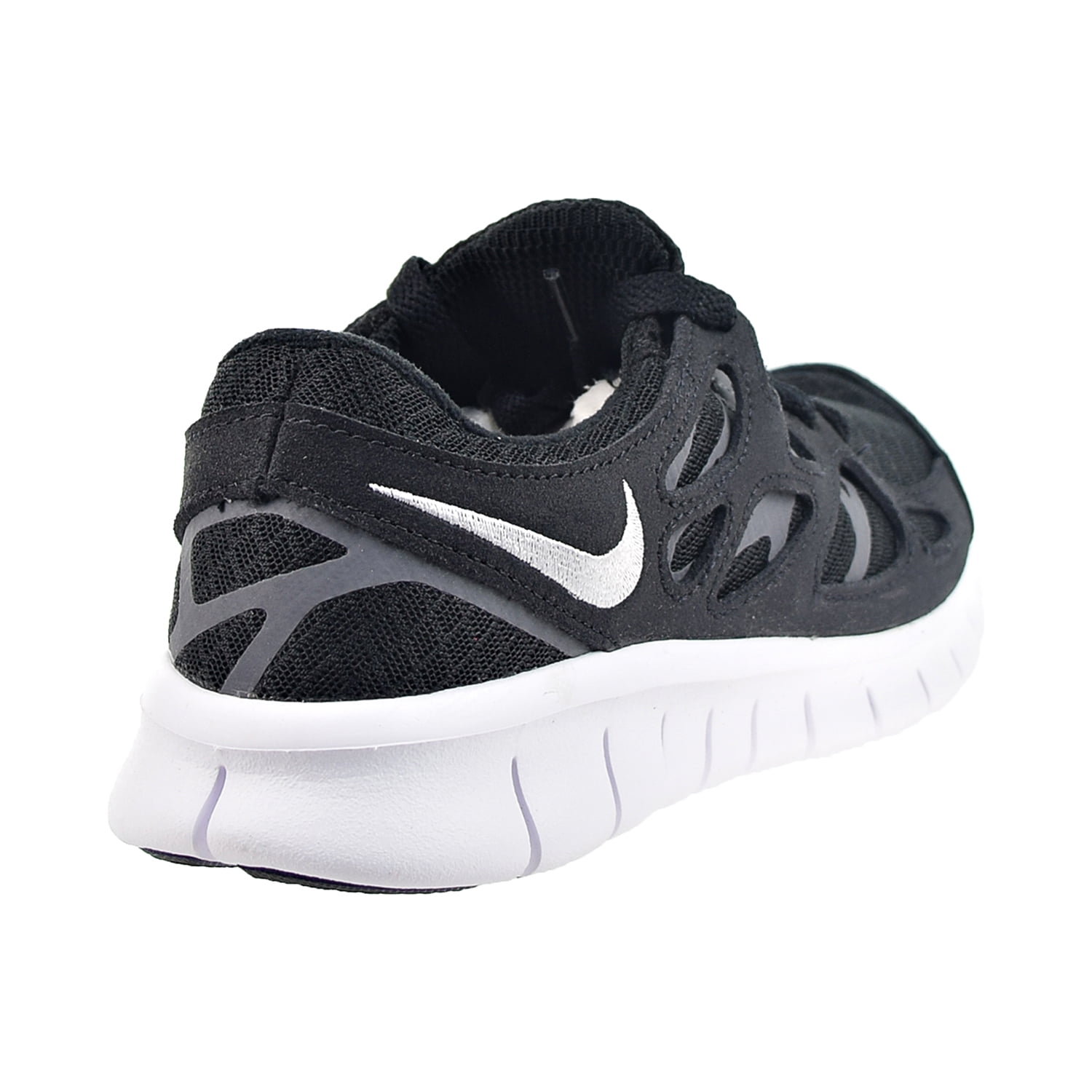 Nike women's free run+ 2 top running shoes black and white