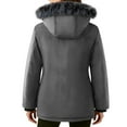 thumbnail image 6 of DAFPZW Women's Plus Size Winter Coats Waterproof Puffer Jacket Warm Thicken Parka with Removable Hood, 6 of 6