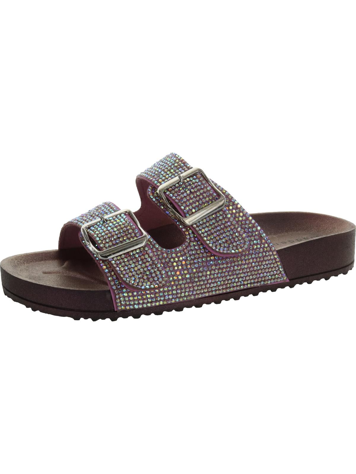 madden girl rhinestone slides